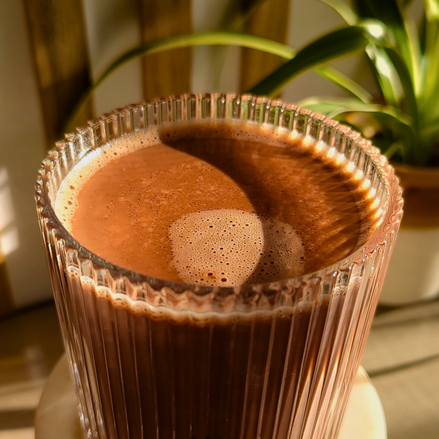 cup of guilt free chocolate