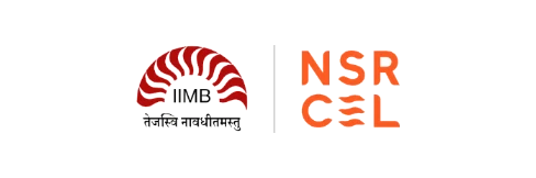 Logos of IIMB and NSRCEL on a white background