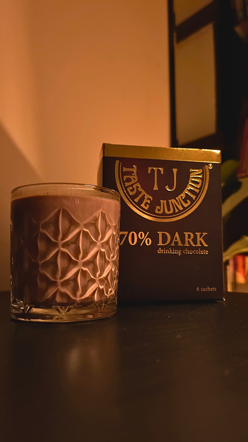 70% DARK HOT AND ICED CHOCOLATE