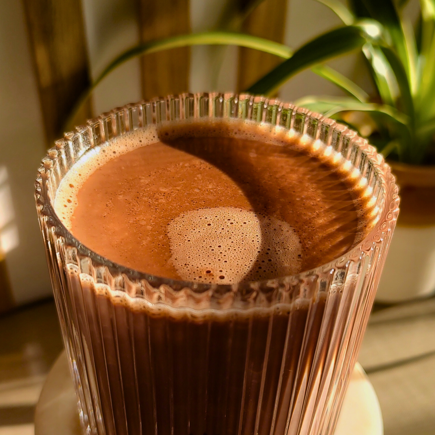 cup of guilt free chocolate