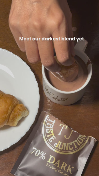 70% DARK HOT AND ICED CHOCOLATE